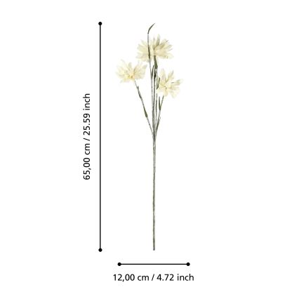 Eglo - Kunstblume 65 cm gelb