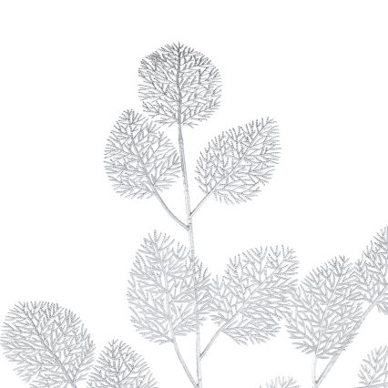 Eglo - Kunstblume 87,5 cm silbern