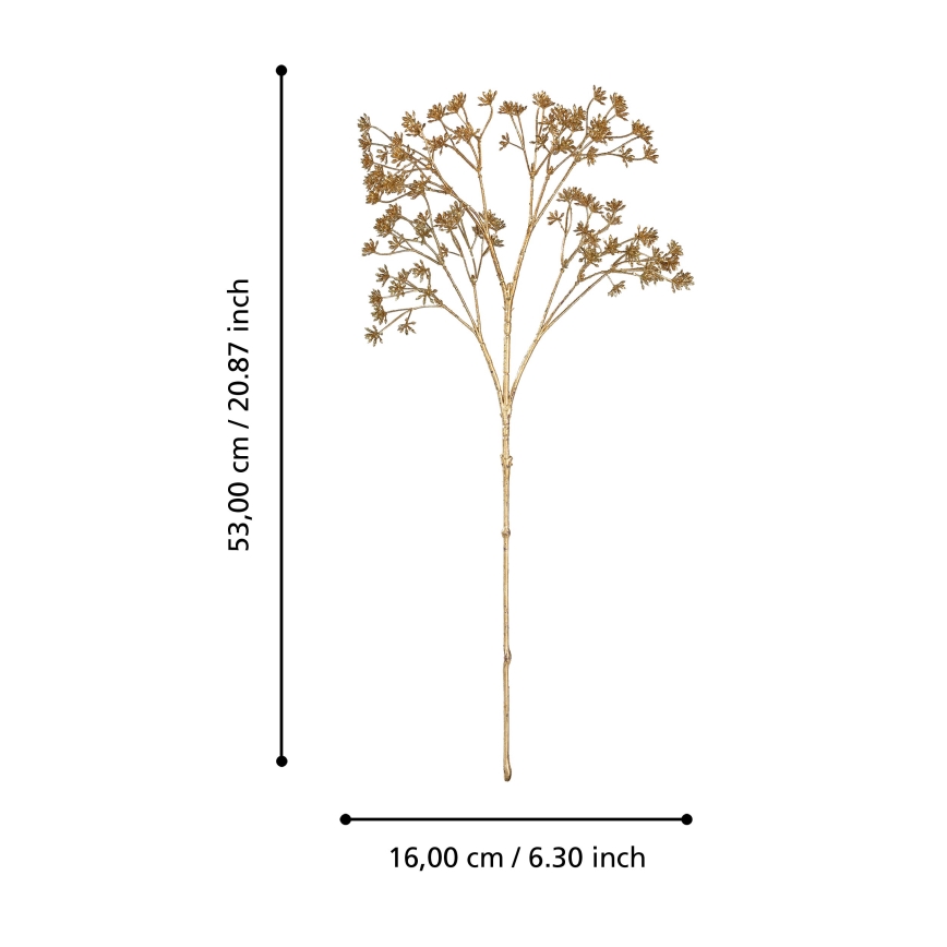 Eglo - Kunstblume 53 cm golden
