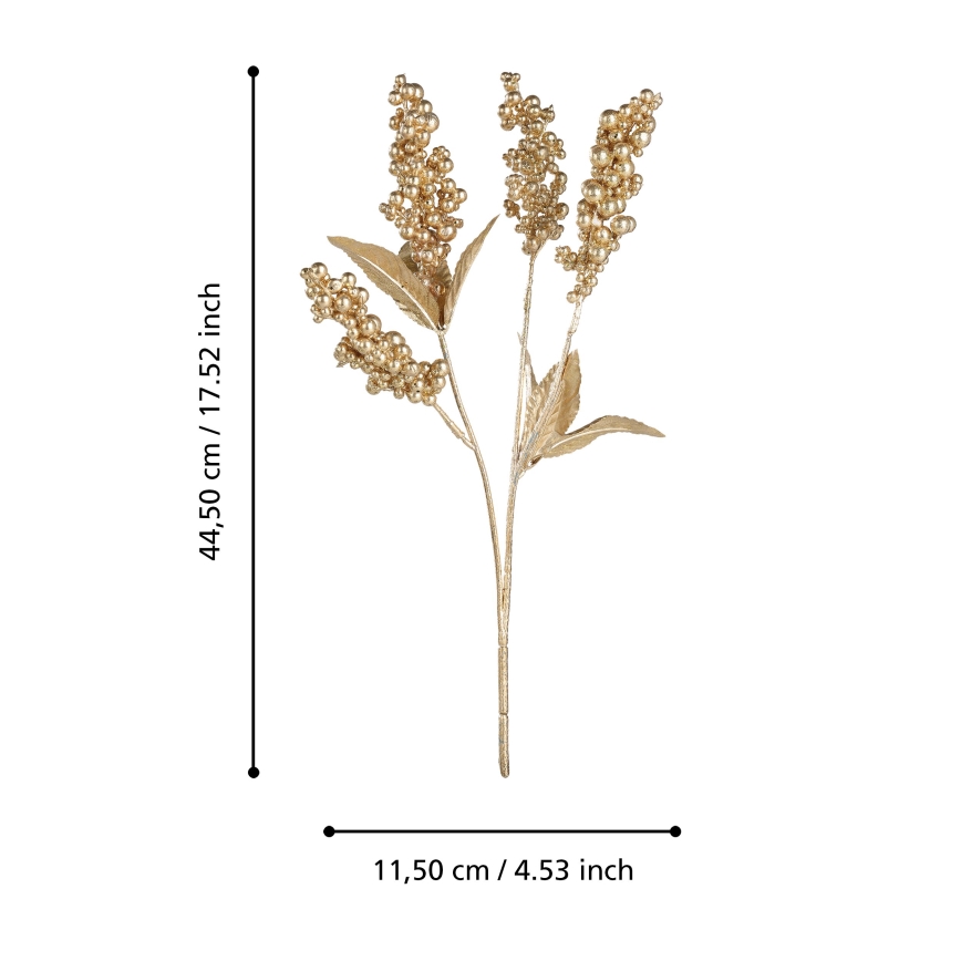 Eglo - Kunstblume 44,5 cm golden
