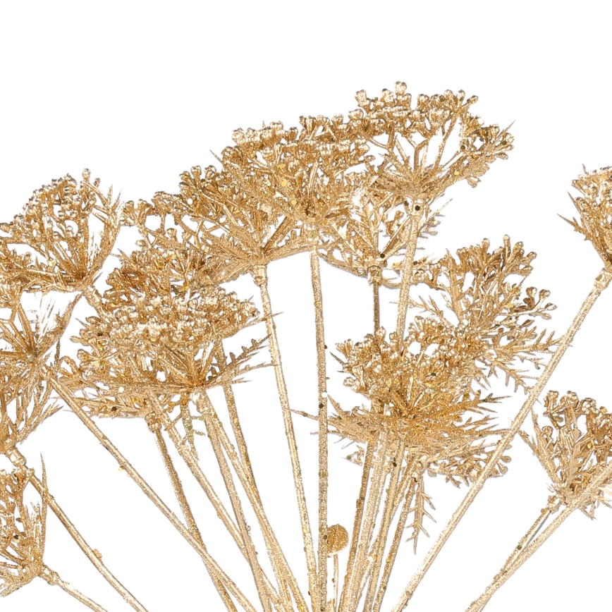 Eglo - Fleur artificielle 56 cm doré