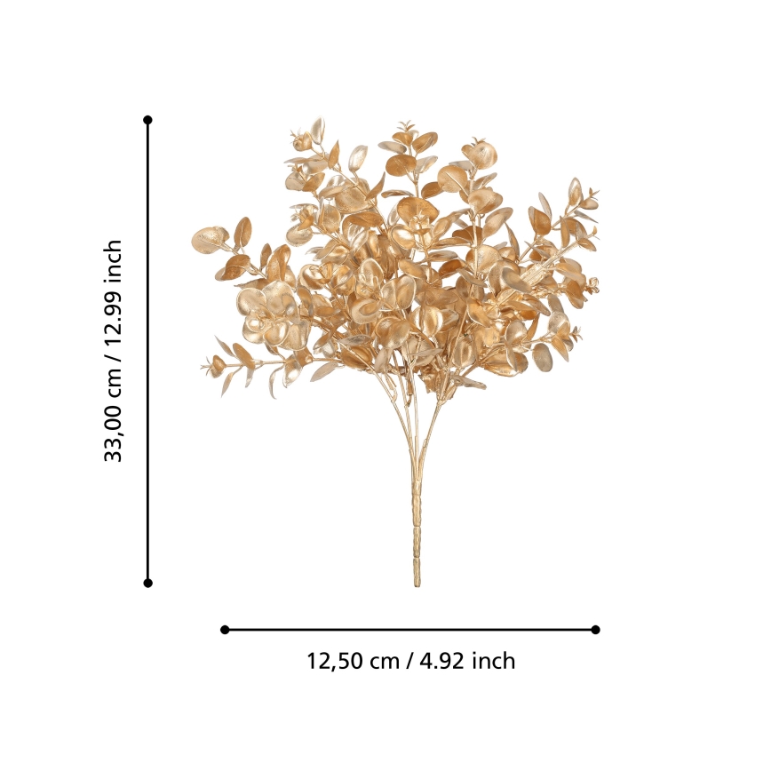 Eglo - Fiore artificiale 33 cm oro