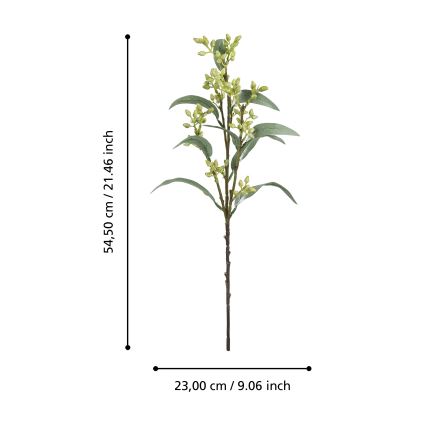 Eglo - Kunstblume 54,5 cm grün