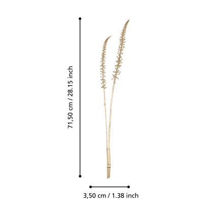 Eglo - Fiore artificiale 71,5 cm oro