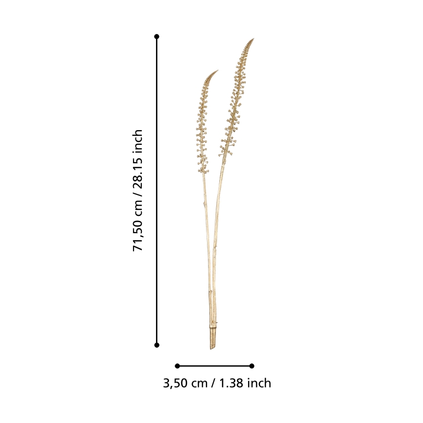 Eglo - Fiore artificiale 71,5 cm oro