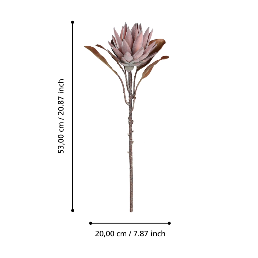 Eglo - Fiore artificiale 53 cm rosa