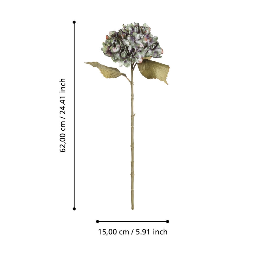 Eglo - Fiore artificiale 62 cm verde