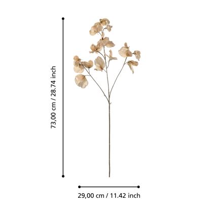 Eglo - Fiore artificiale 73 cm beige