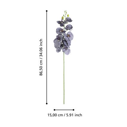 Eglo - Fiore artificiale 86,5 cm viola