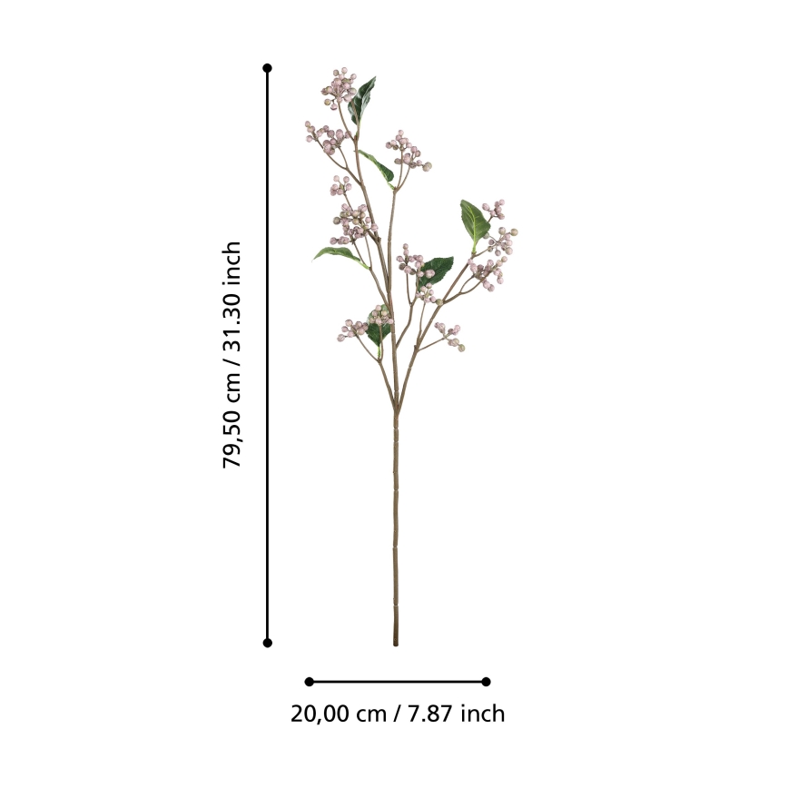 Eglo - Kunstblume 79,5 cm rosa