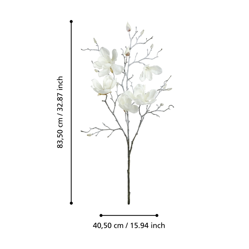 Eglo - Fiore artificiale 83,5 cm bianco