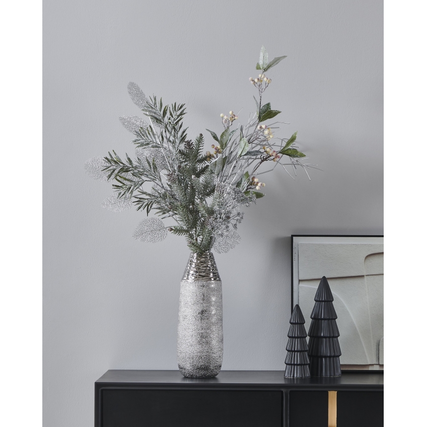Eglo - Fleur artificielle 94 cm crème/vert