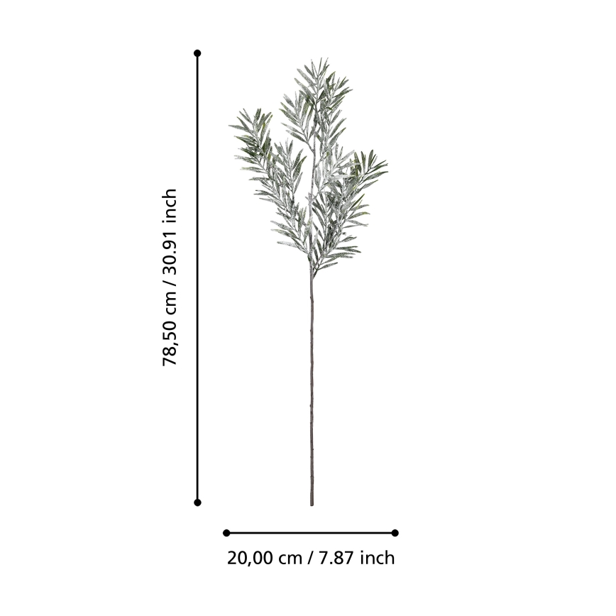 Eglo - Fiore artificiale 78,5 cm verde