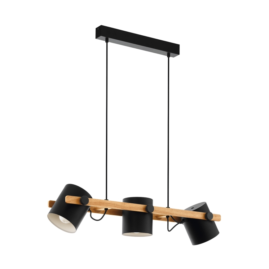 Eglo - Lampadario a sospensione con filo 3xE27/60W/230V