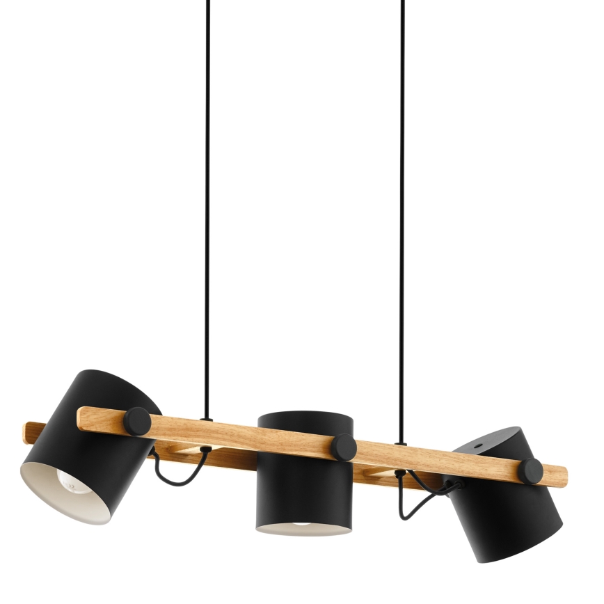 Eglo - Lampadario a sospensione con filo 3xE27/60W/230V