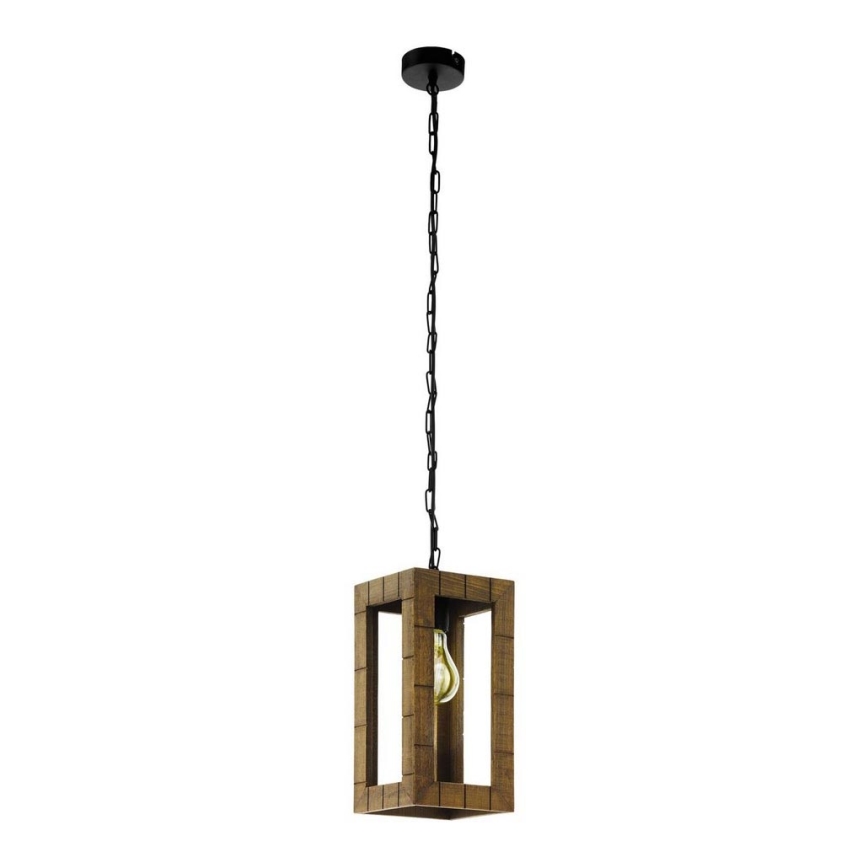 Eglo 43105 - Lustre sur chaîne TAKHIRA 1xE27/60W/230V érable
