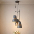 Eglo 43108 - Lampadario a sospensione con filo HONEYBOURNE 3xE27/60W/230V