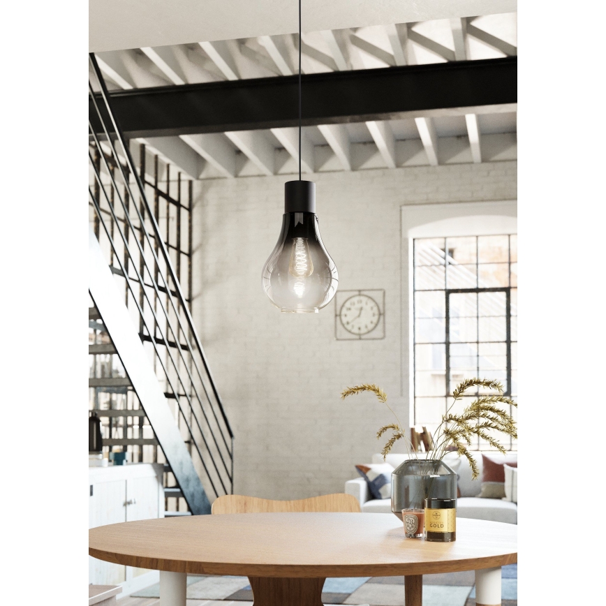 Eglo - Lampadario su corda 1xE27/40W/230V