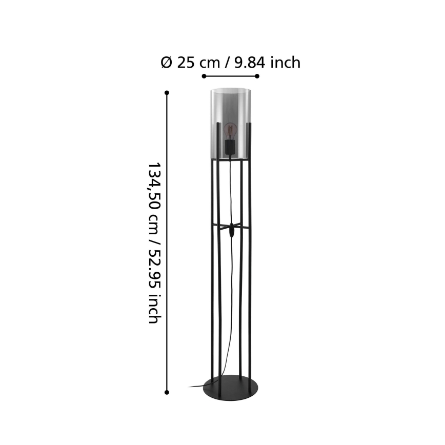 Eglo - Lampada da terra 1xE27/60W/230V