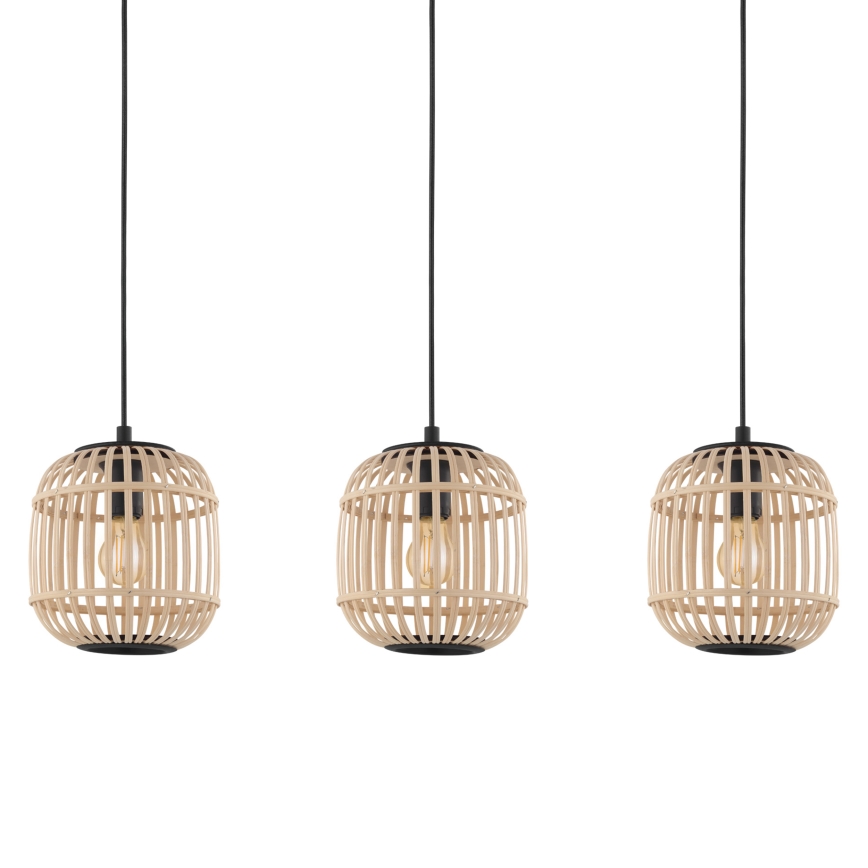 Eglo - Lampadario a sospensione con filo 3xE27/28W/230V