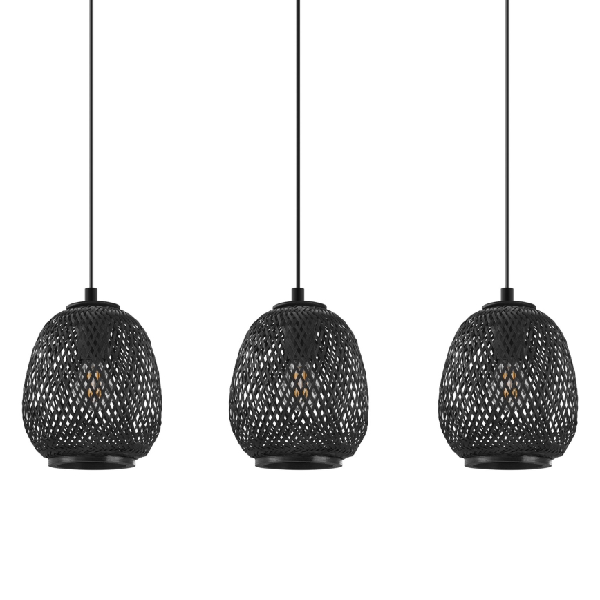 Eglo - Lampadario a sospensione con filo 3xE27/40W/230V