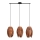 Eglo 43295 - Lampadario a sospensione con filo MONGU 3xE27/40W/230V