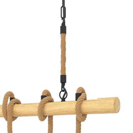 Eglo 43318 - Lustre à chaîne YOUNGSTOWN 4xE27/40W/230V