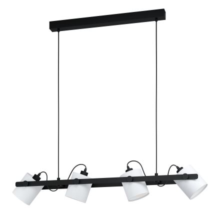 Eglo - Lampadario su corda 4xE27/28W/230V
