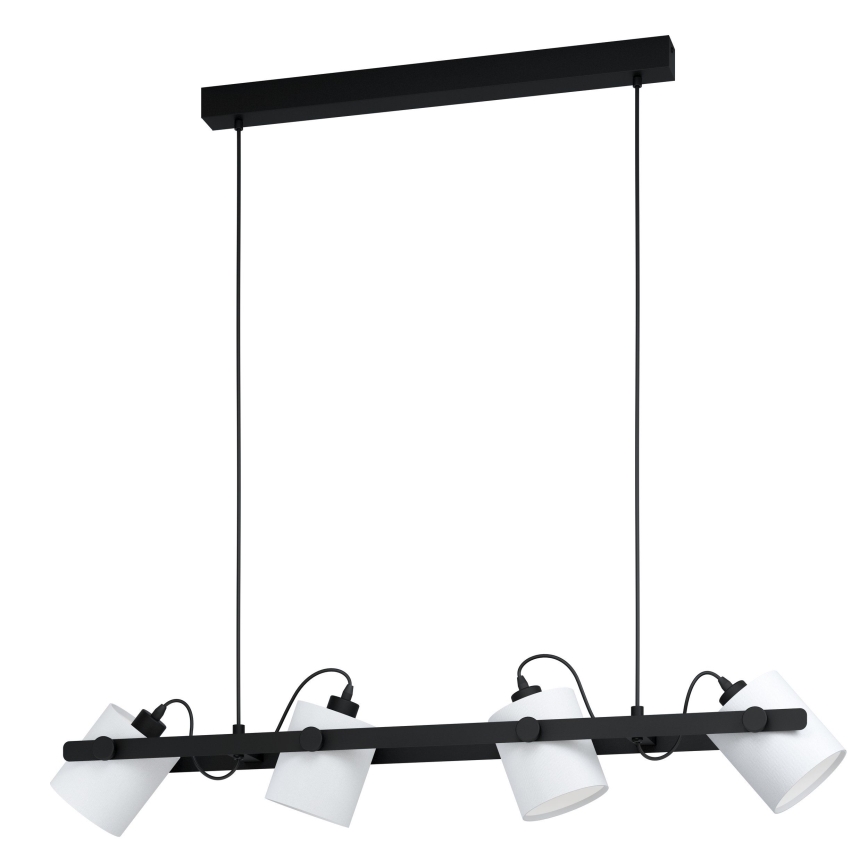 Eglo - Lampadario su corda 4xE27/28W/230V