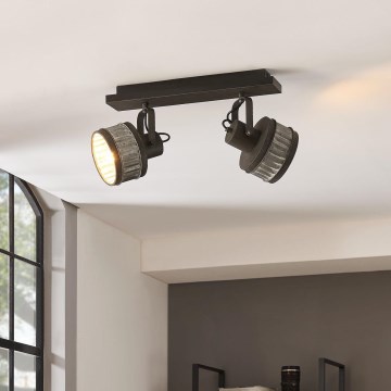 Eglo 43445 - Faretto TURROCK 2xE27/28W/230V