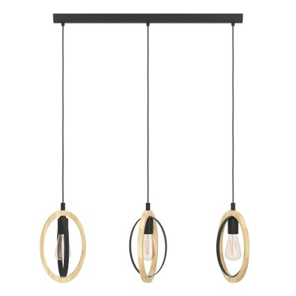 Eglo - Lampadario a sospensione con filo 3xE27/40W/230V