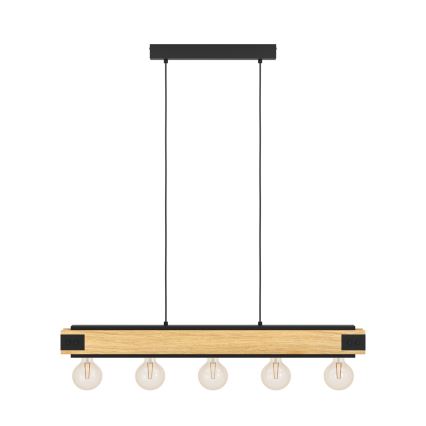 Eglo - Lampadario a sospensione con filo 5xE27/60W/230V