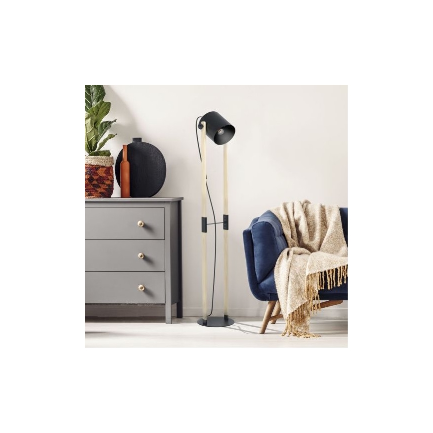 Eglo - Lampada da terra 1xE27/28W/230V