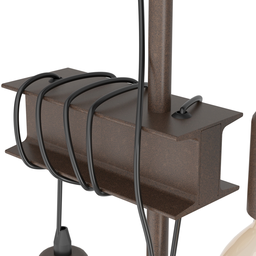 Eglo - Lampada con piedistallo TOWNSHEND 2xE27/10W/230V