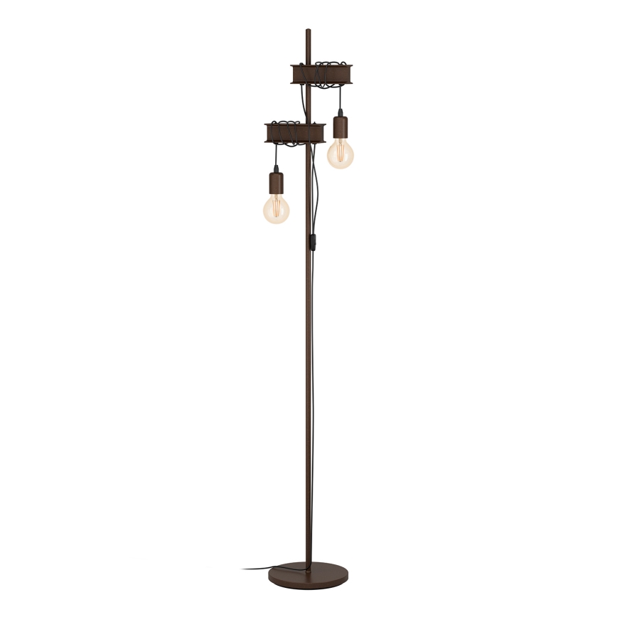 Eglo - Lampadaire TOWNSHEND 2xE27/10W/230V