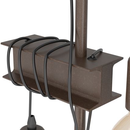 Eglo - Lampadaire TOWNSHEND 2xE27/10W/230V