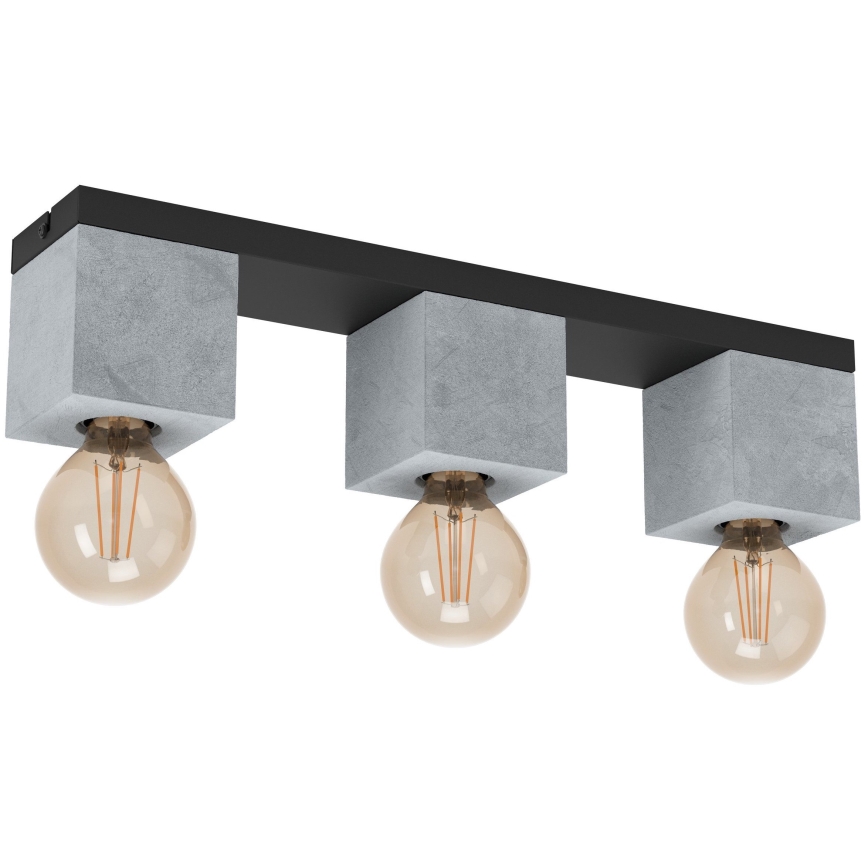 Eglo 43596 - Aufgesetzte Deckenleuchte PRESTWICK 3xE27/40W/230V