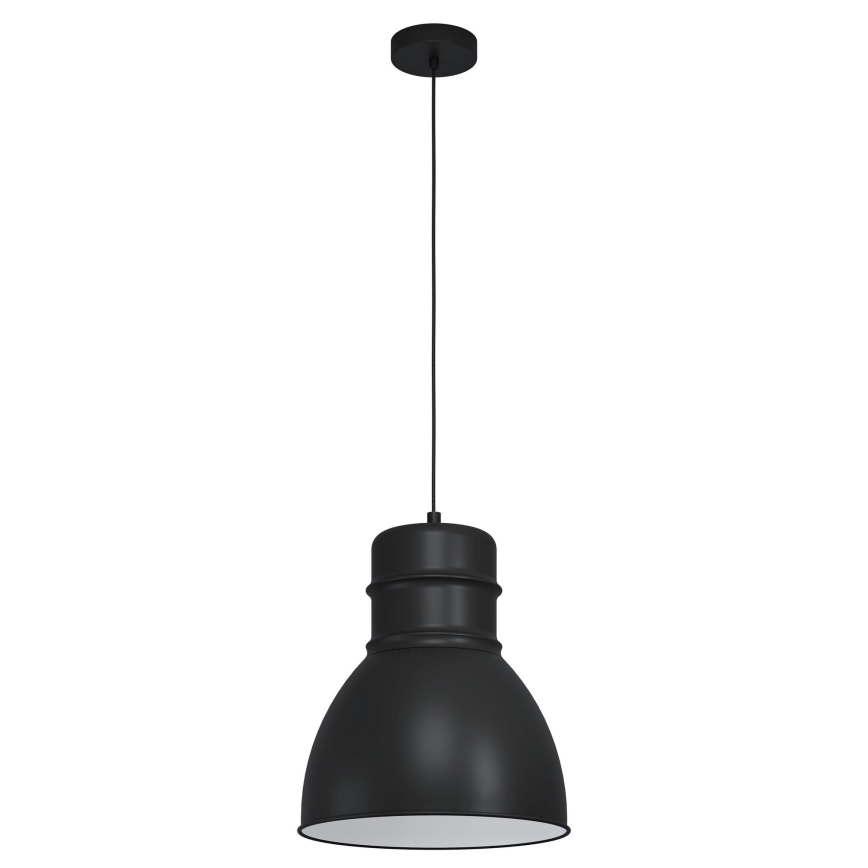 Eglo - Lampadario su corda 1xE27/60W/230V nero