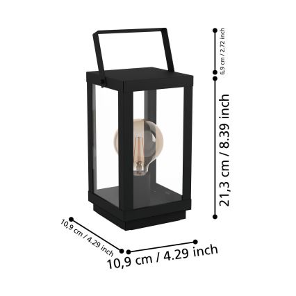 Eglo - Tischlampe 1xE27/60W/230V