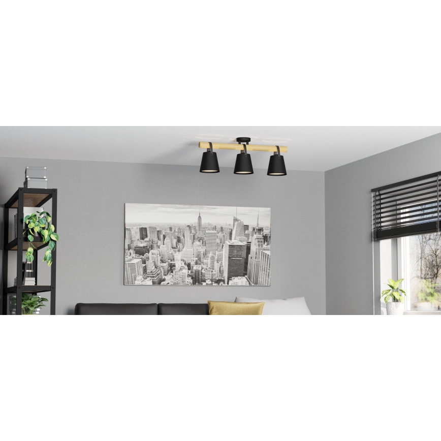Eglo - Lustre monté en surface 3xE27/10W/230V