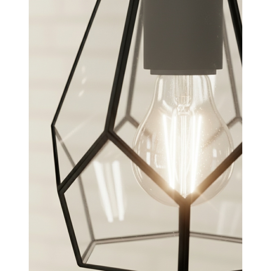 Eglo - Lampadario su corda 1xE27/40W/230V