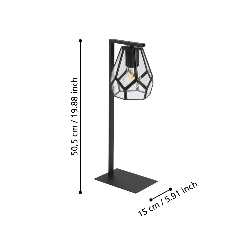 Eglo - Lampada da tavolo 1xE27/40W/230V
