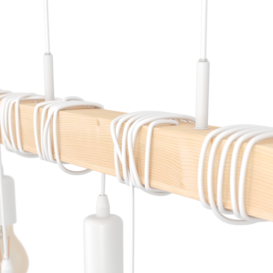 Eglo - Suspension filaire TOWNSHEND 6xE27/60W/230V - FSC certifié