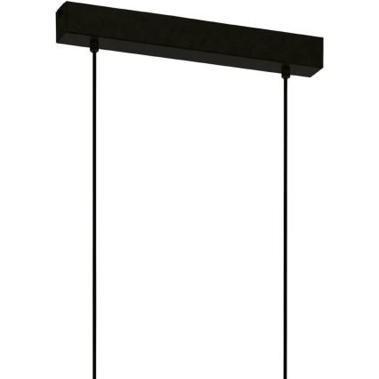 Eglo 43712 - Suspension filaire TOWNSHEND 6xE27/60W/230V noir