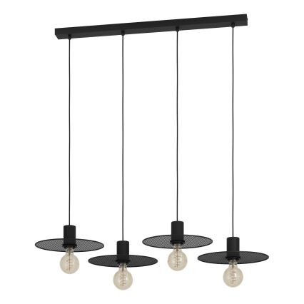 Eglo - Suspension filaire 4xE27/40W/230V