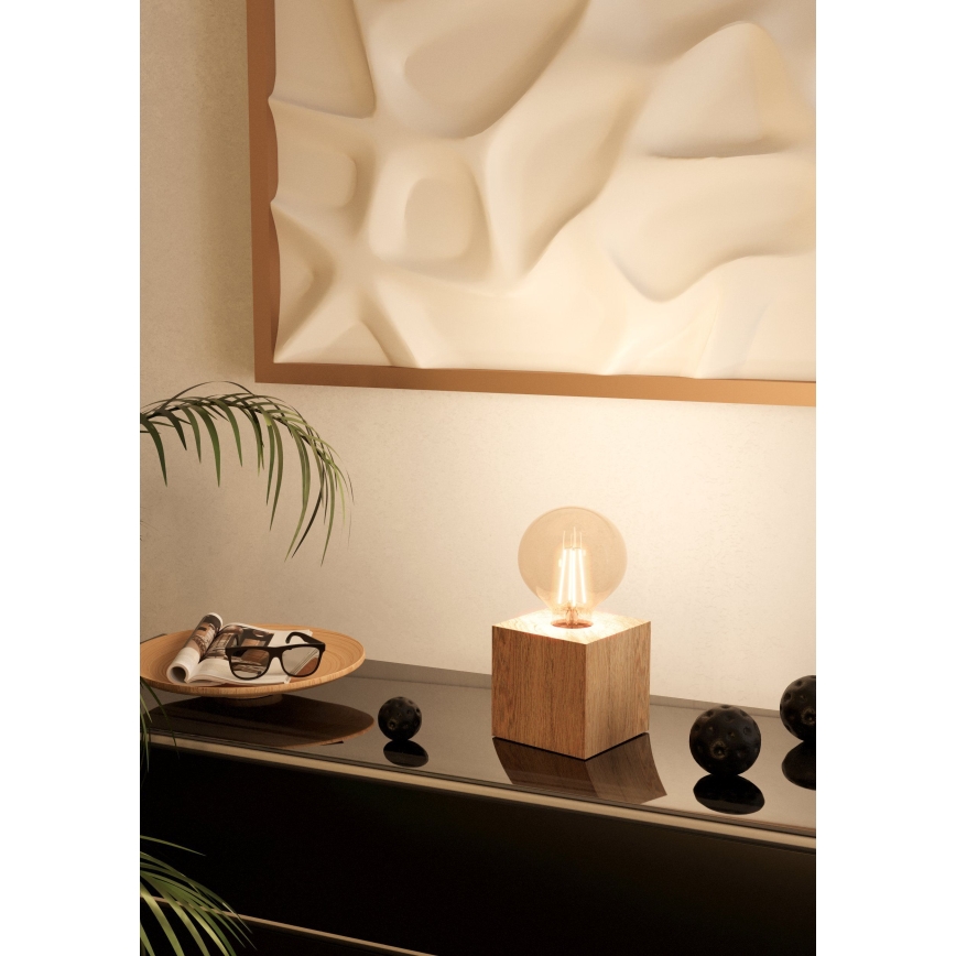 Eglo - Lampada da tavolo 1xE27/40W/230V beige