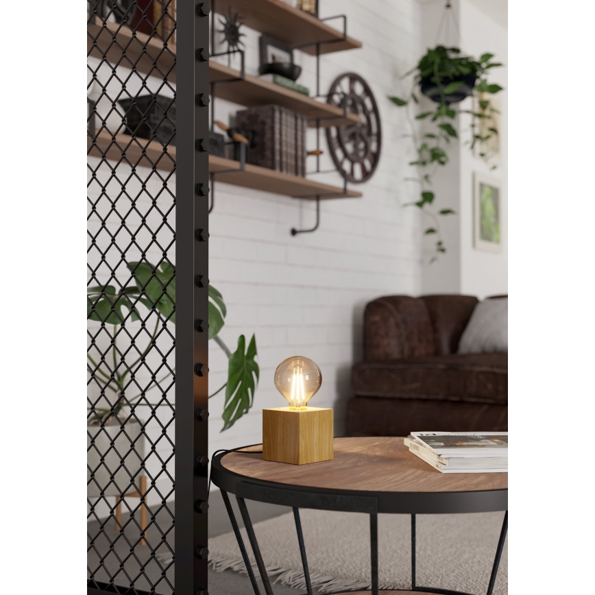 Eglo - Lampada da tavolo 1xE27/40W/230V beige