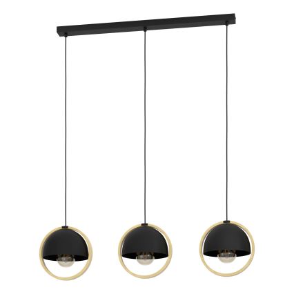 Eglo - Lampadario a sospensione con filo 3xE27/40W/230V
