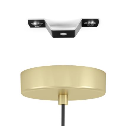 Eglo - Suspension filaire 1xE27/40W/230V doré
