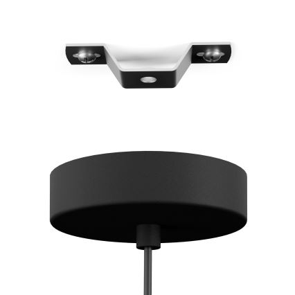 Eglo - Lampadario a sospensione con filo 1xE27/40W/230V nero